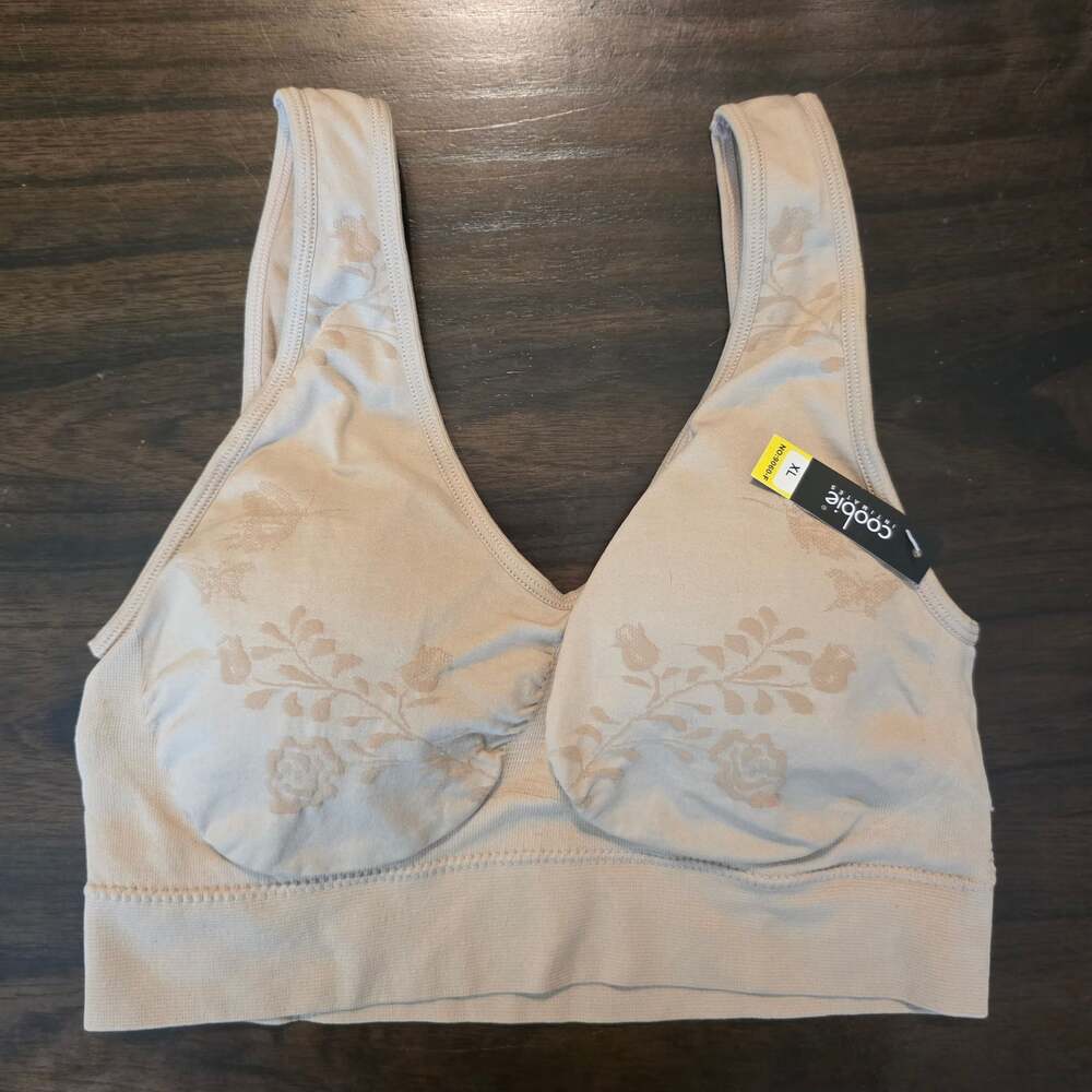 Coobie Intimates Seamless Floral Comfort Bra Style 9060-F